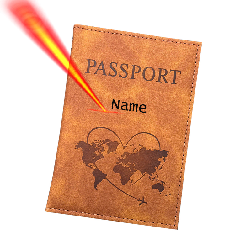Travel Accessories Wallet - اسم شخصي حامل جواز السفر محفظة
