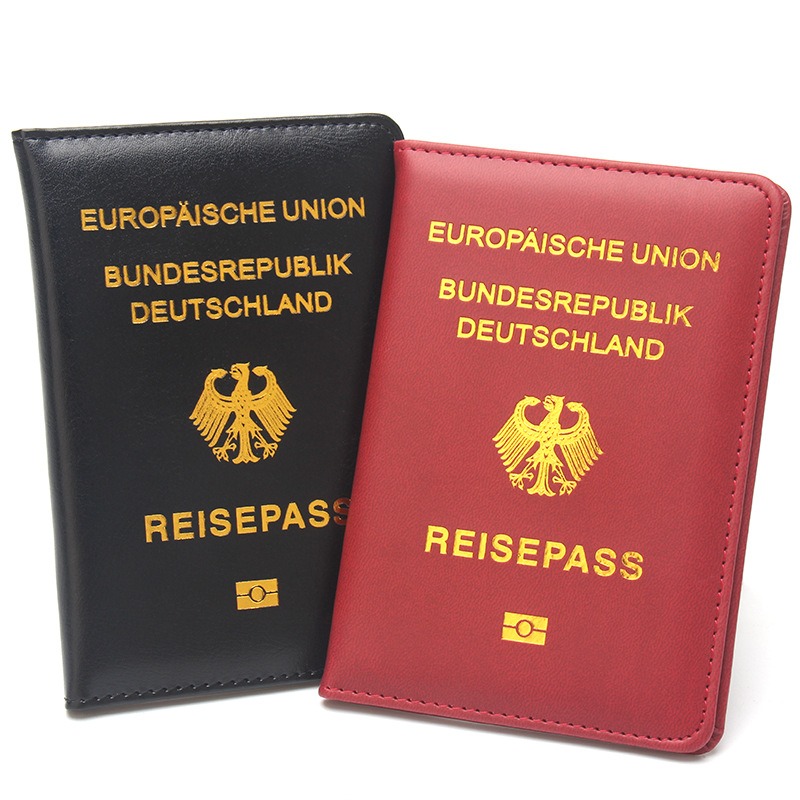 Travel Accessories Wallet - غطاء جواز السفر الألماني للنساء باللون