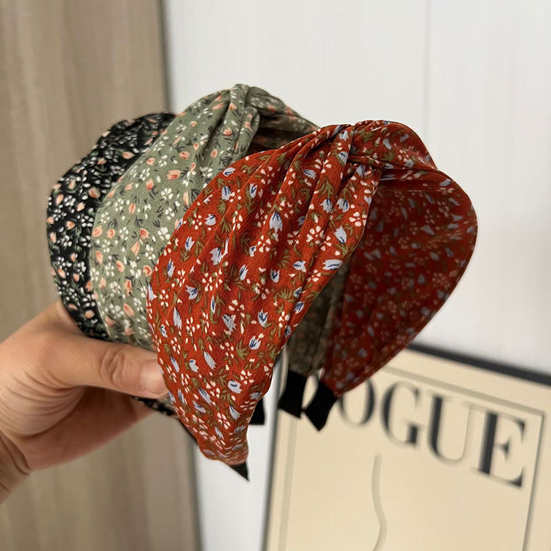Travel Accessories Aesthetic - عصابة رأس نسائية من القطن الناعم