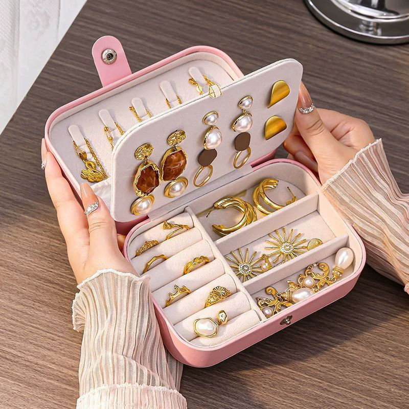 صندوق مجوهرات صغير محمول مضاد  - مراجعة Travel Accessories Jewelry وسعره