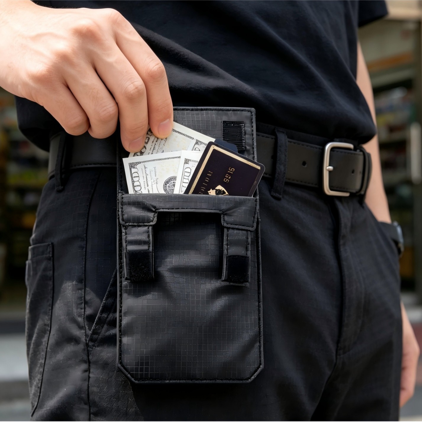 حزام نقود مخفي للسفر، حقيبة خص - مراجعة Travel Accessories Wallet وسعره