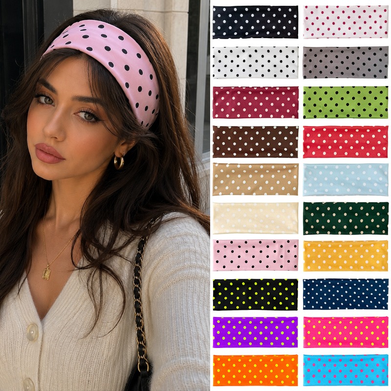 2 قطعة رباط رأس مرن بنقشة النق - مراجعة Travel Accessories Aesthetic وسعره