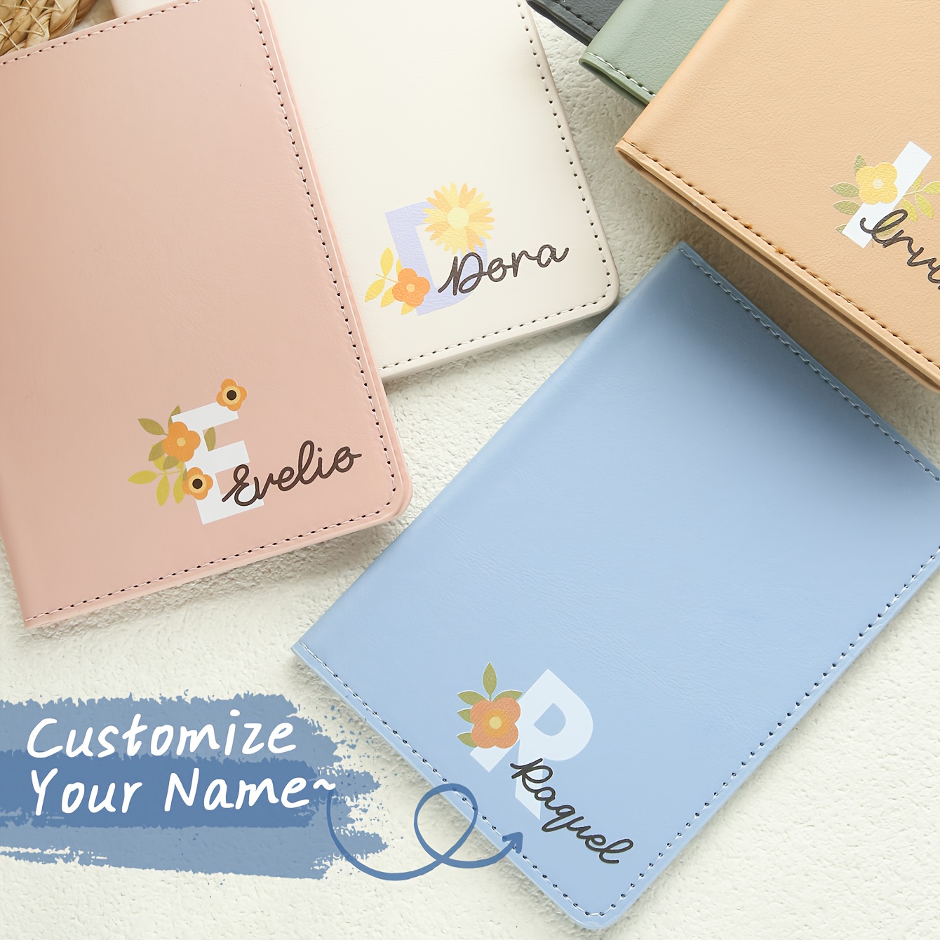 غلاف جواز سفر مخصص، يحمل حرفًا - مراجعة Travel Accessories As Gifts وسعره